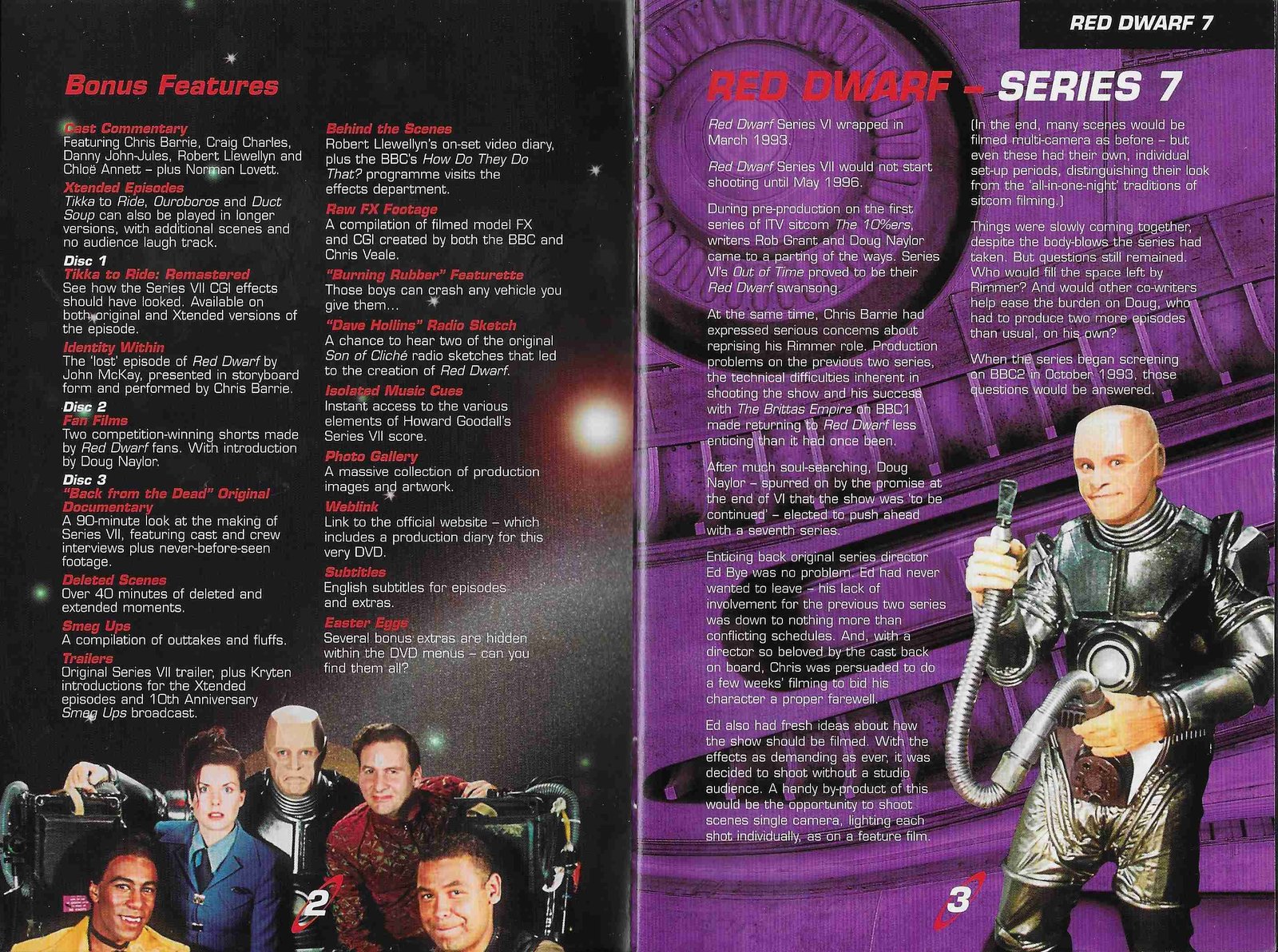 Inserts from BBCDVD 1692